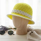 Sunshine Crochet Bucket Hat Handmade