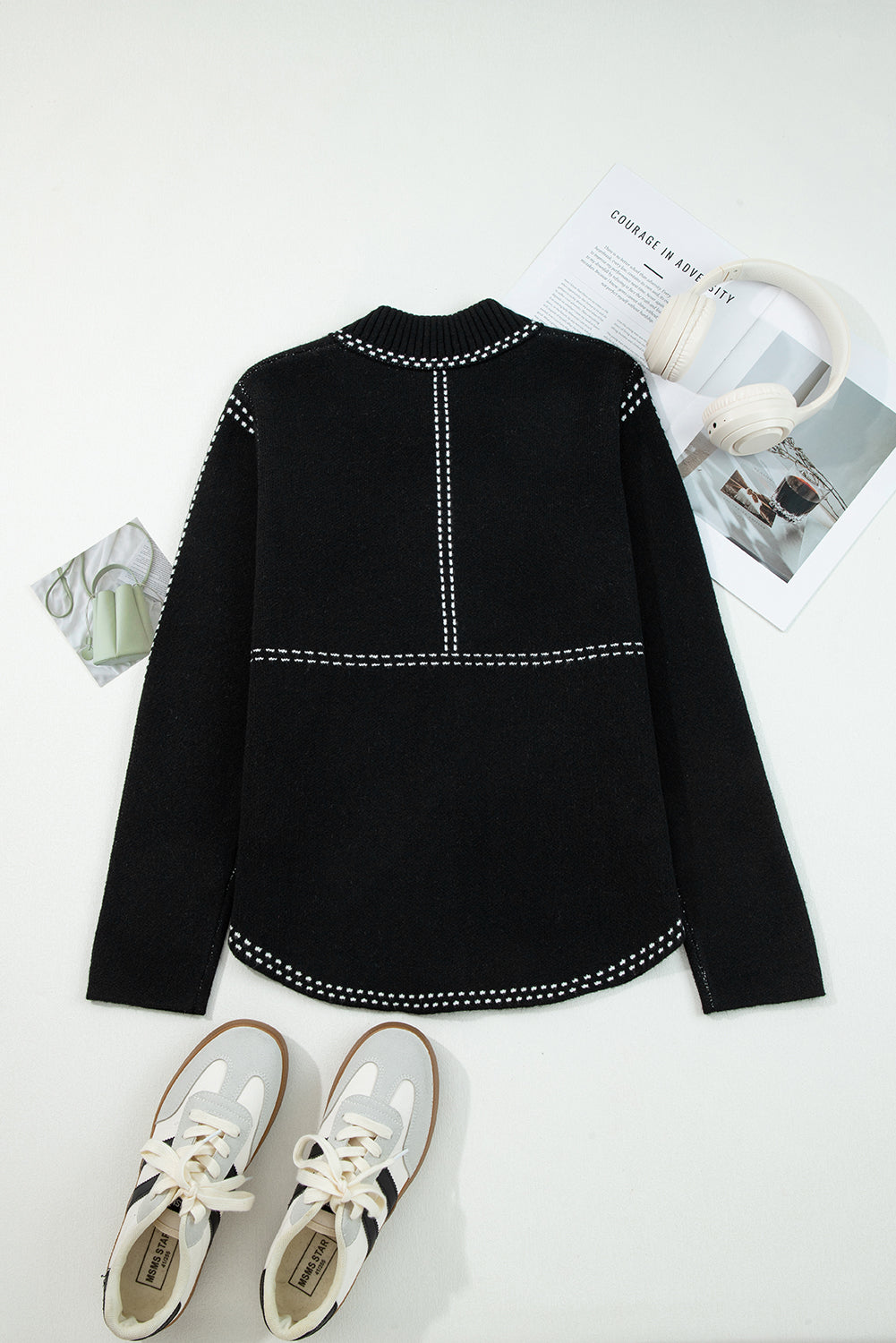 Sweater and Cardigan - Chic Layering