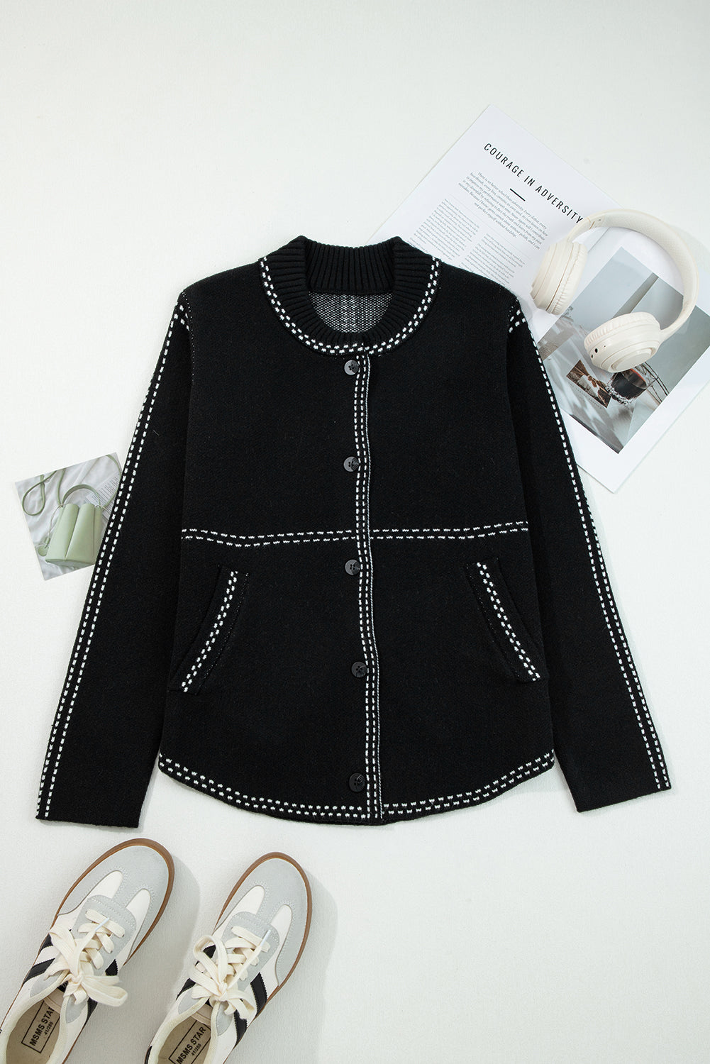 Sweater and Cardigan - Chic Layering