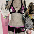 LuckeLadybug Bikini with Floral Design, Perfect for Swimmers Swimwear Collection