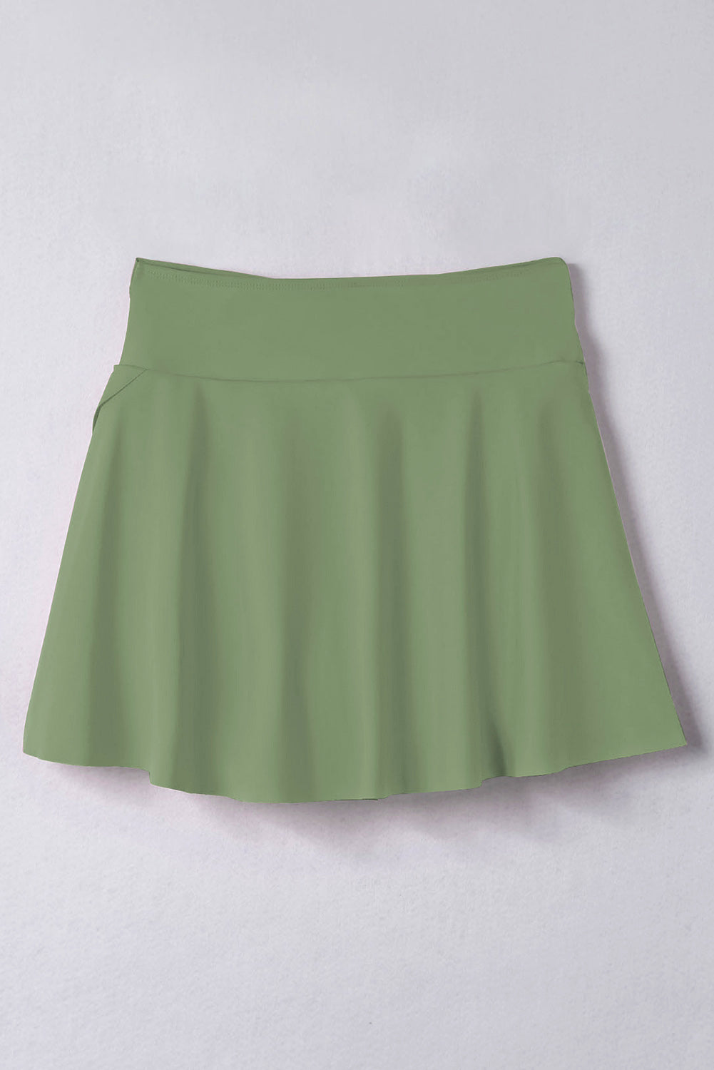 LuckeLadybug LLC Green Skort for Swimmers Swimwear with a Flared Design