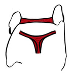 Retro Swimsuit in Bold Red Design