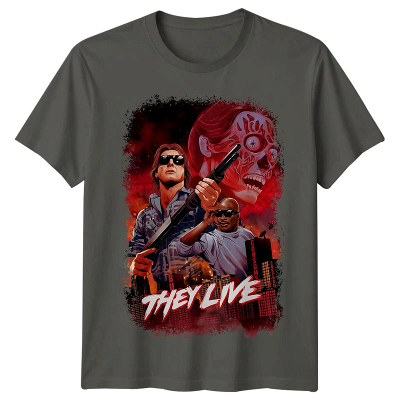 Retro T-Shirt - They Live Graphic Tee