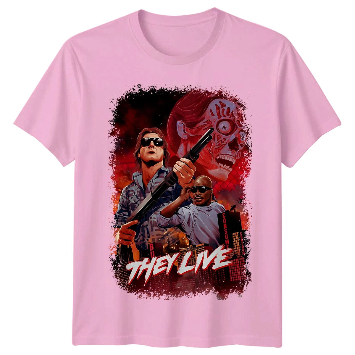 Retro T-Shirt - They Live Graphic Tee