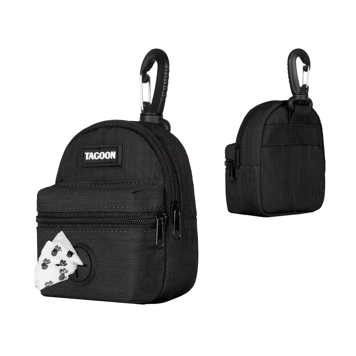 LuckeLadybug Dog Poop Bag Dispenser with Clip and Extra Storage for poop bags for dog
