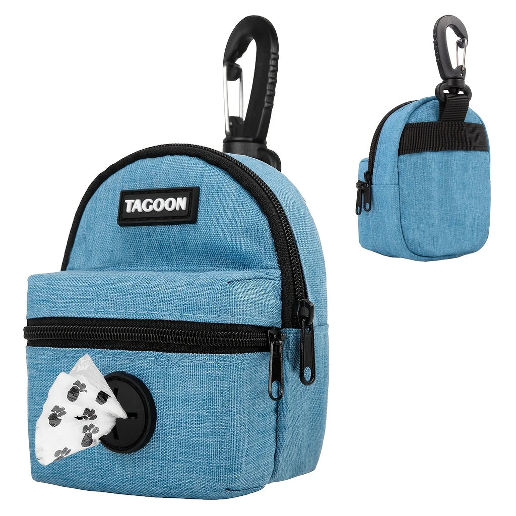 LuckeLadybug Dispenser with poop bags for dog attached for convenient walks and easy waste clean-up