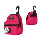 LuckeLadybug Dispenser in Pink for Conveniently Storing Poop Bags for Dog with Easy Attachment