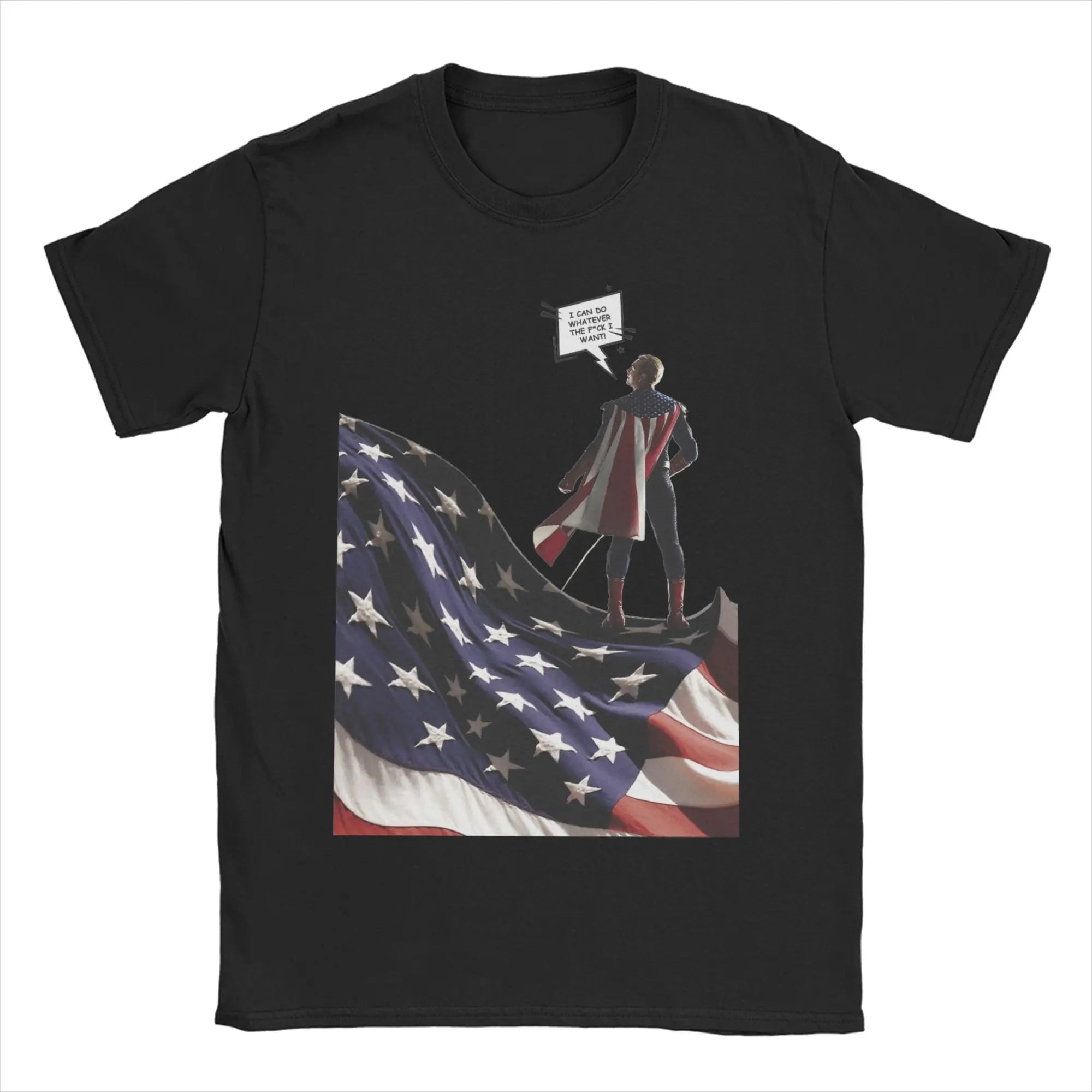 Distressed T-Shirt - Homelander Design