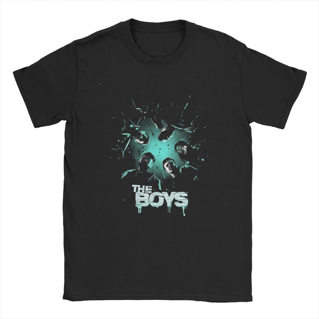 Distressed T-Shirt - Homelander Design