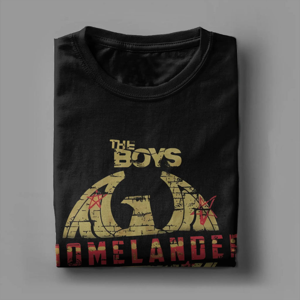 Distressed T-Shirt - Homelander Design