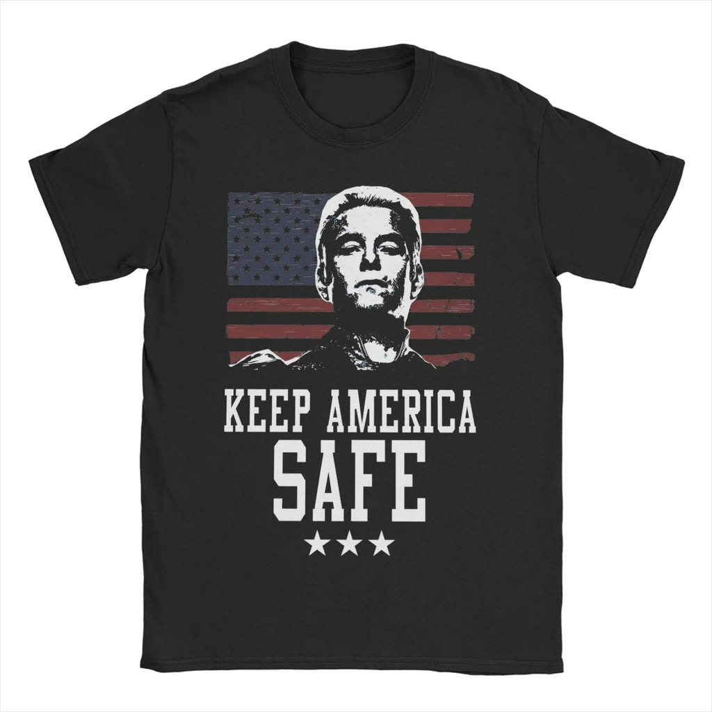 Distressed T-Shirt - Homelander Design