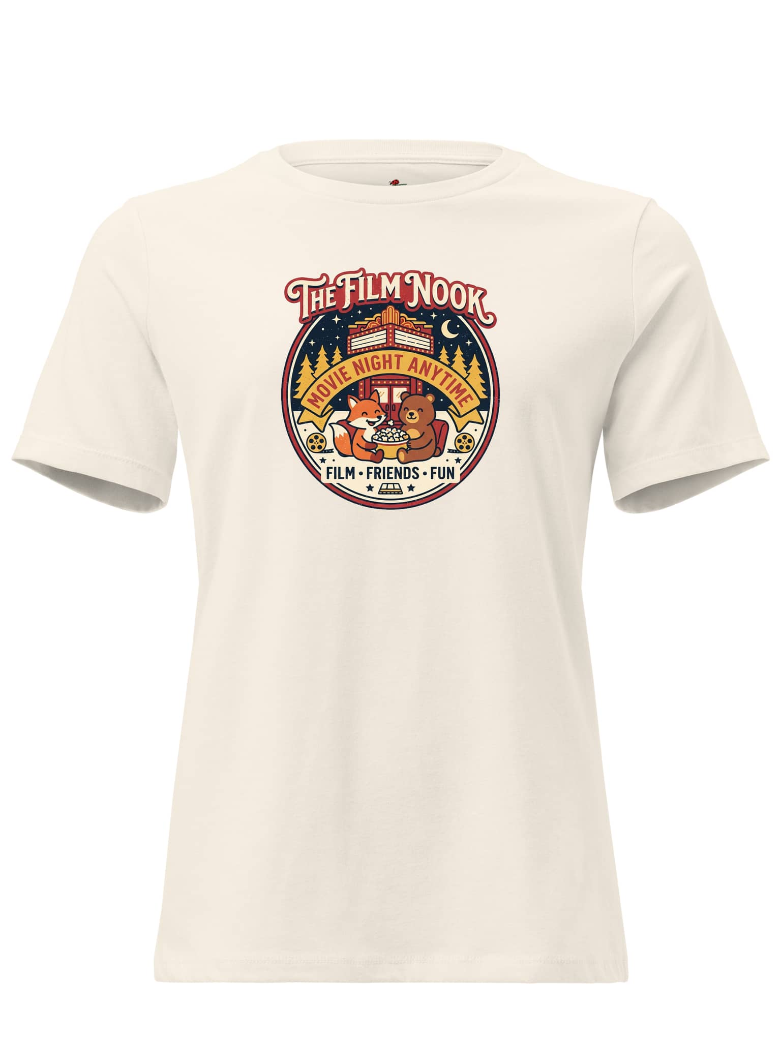 LuckeLadybug LLC T-Shirt featuring The Film Nook design with a wall street journal theme for movie lovers