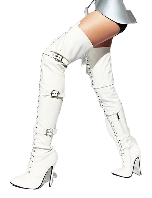 Thigh High Stiletto Boots For Women
