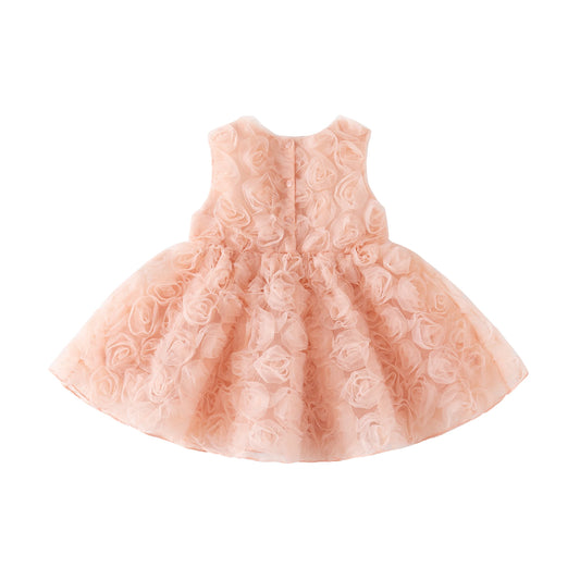 Toddler Girls Floral Pinafore Dress