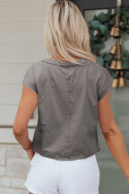 Bright Pink Mineral Wash Boxy Fit Cotton Tank Top