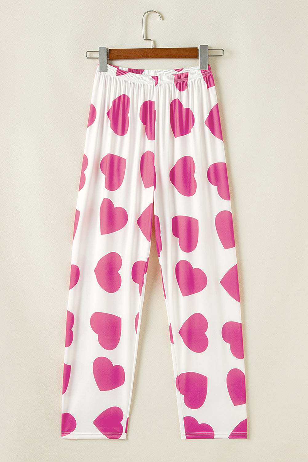 LuckeLadybug LLC Pink Heart Pattern Pants Perfectly Paired with Top Tank Tops