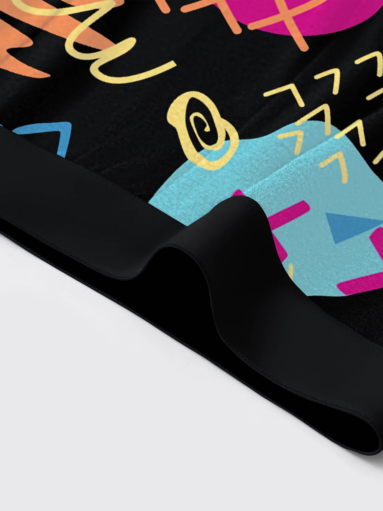 Trendy men's boxer briefs set with vibrant abstract design, soft fabric, and comfortable waistband