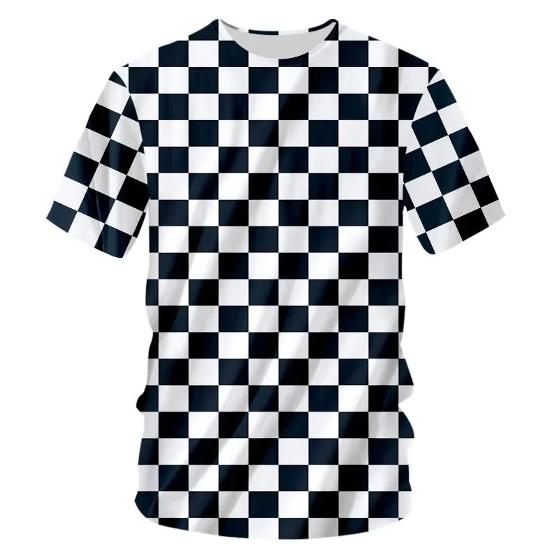 3D Print Checkerboard T-Shirt Design