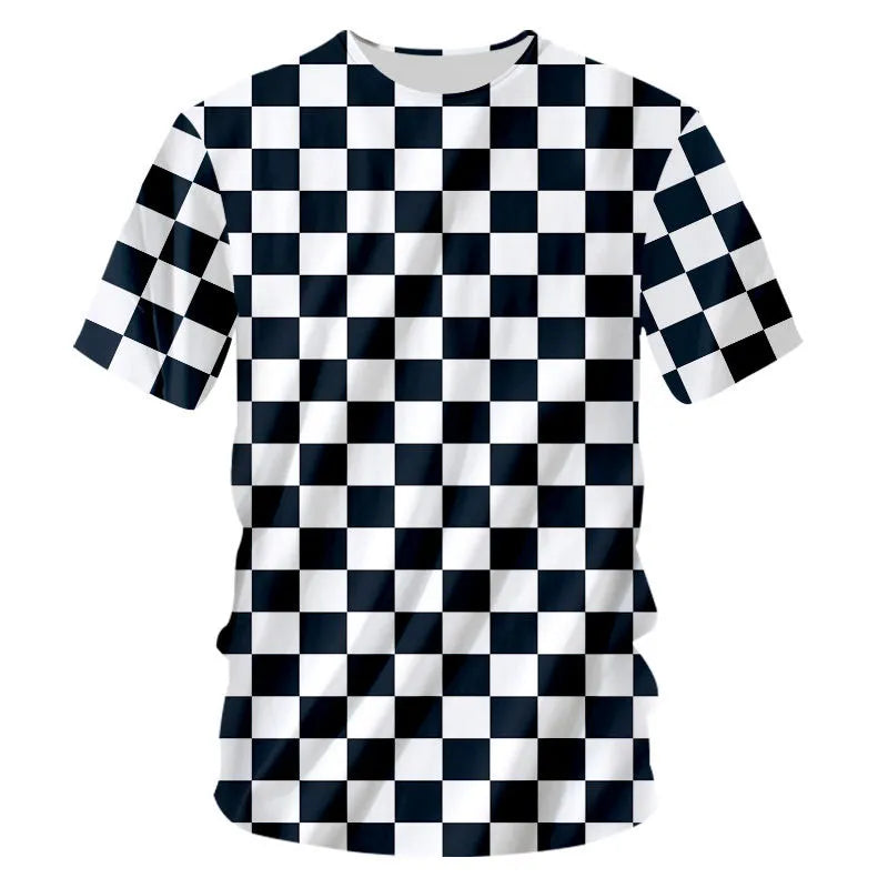 3D Print Checkerboard T-Shirt Design
