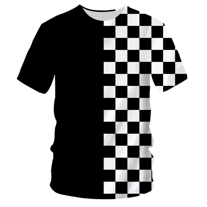 3D Print Checkerboard T-Shirt Design