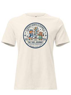 LuckeLadybug T-Shirt featuring the 500 Journey design promoting the standard and poor 500 index fund