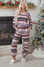 LuckeLadybug LLC Ugly Christmas Pullover Pants in festive patterns for cozy holiday wear