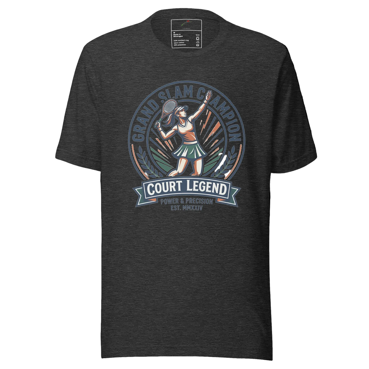 Elena Rybakina Tribute Graphic T-Shirt | Court Icon Fan Tee