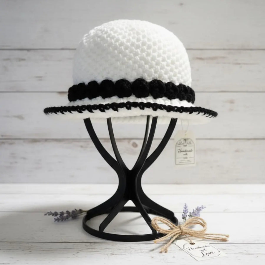 Urban Weave Handmade Monochrome Bucket Hat