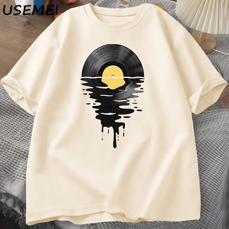 Vinyl Record Graphic Tee – Stylish & Unique