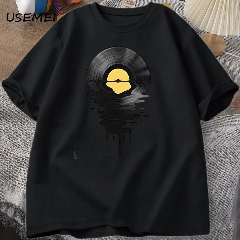 Vinyl Record Graphic Tee – Stylish & Unique
