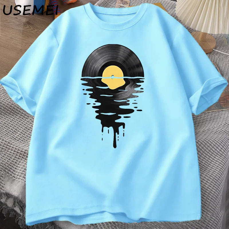 Vinyl Record Graphic Tee – Stylish & Unique