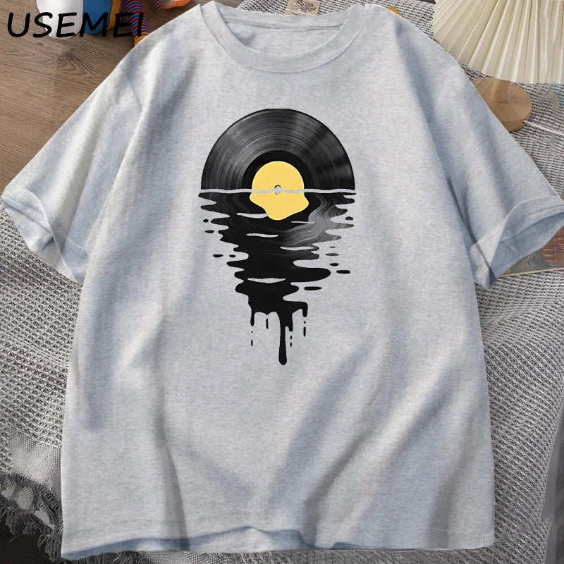 Vinyl Record Graphic Tee – Stylish & Unique