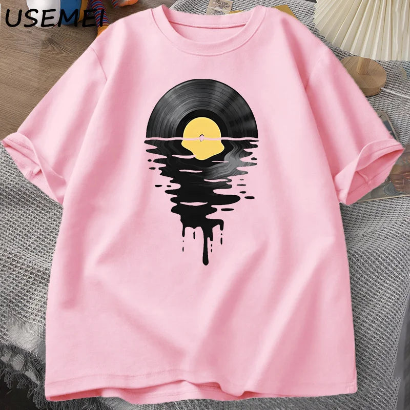 Vinyl Record Graphic Tee – Stylish & Unique
