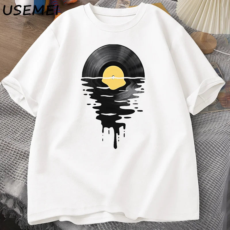 Vinyl Record Graphic Tee – Stylish & Unique