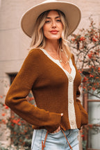 V-Neckline T-Shirt Cardigan for Stylish Comfort