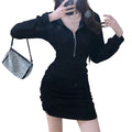 Hoodie and Bodycon Dress for Chic Style