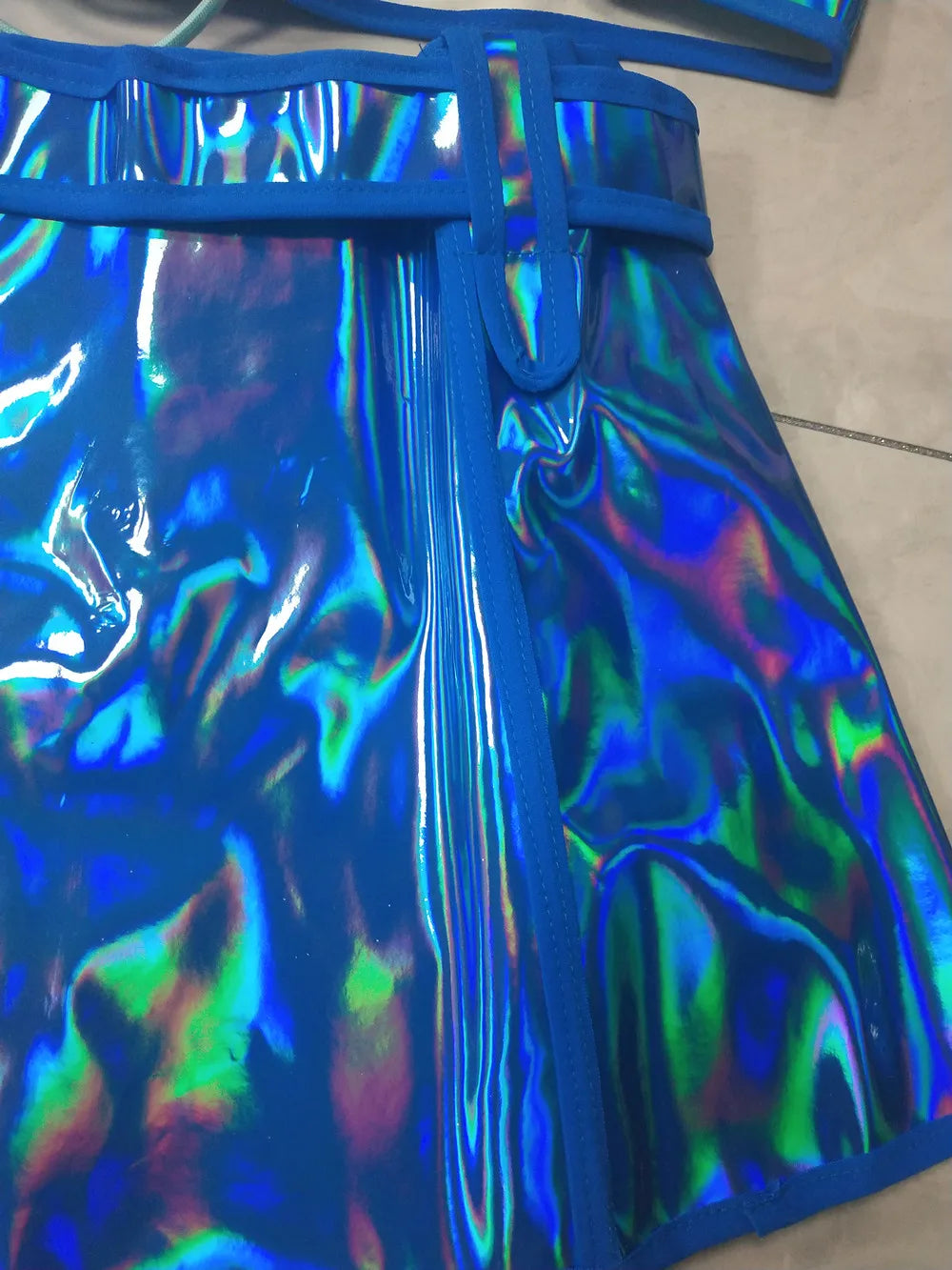 Holographic Outfit for Rave - Trendy Set