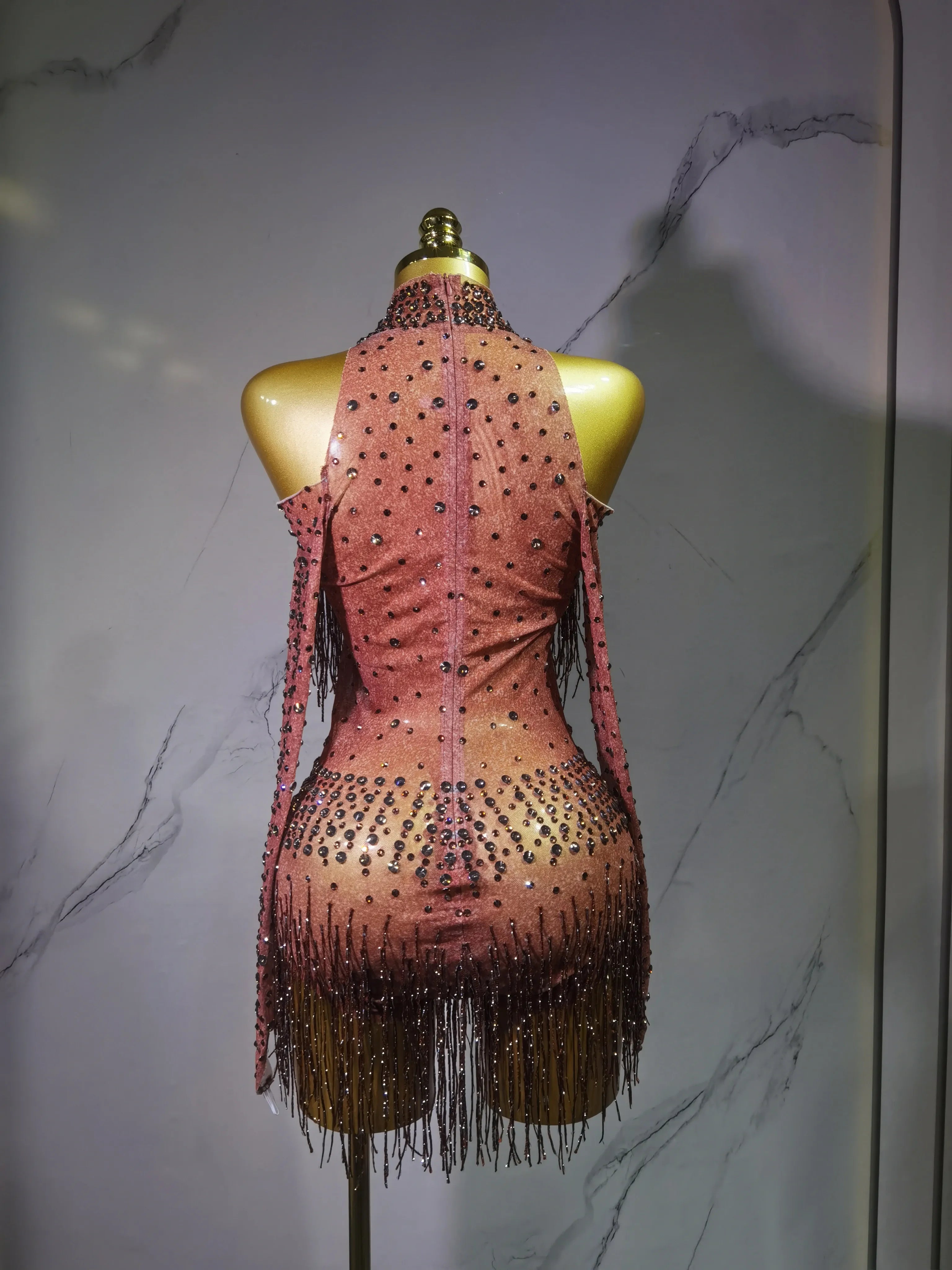 Rave Outfit with Fringe and Beading