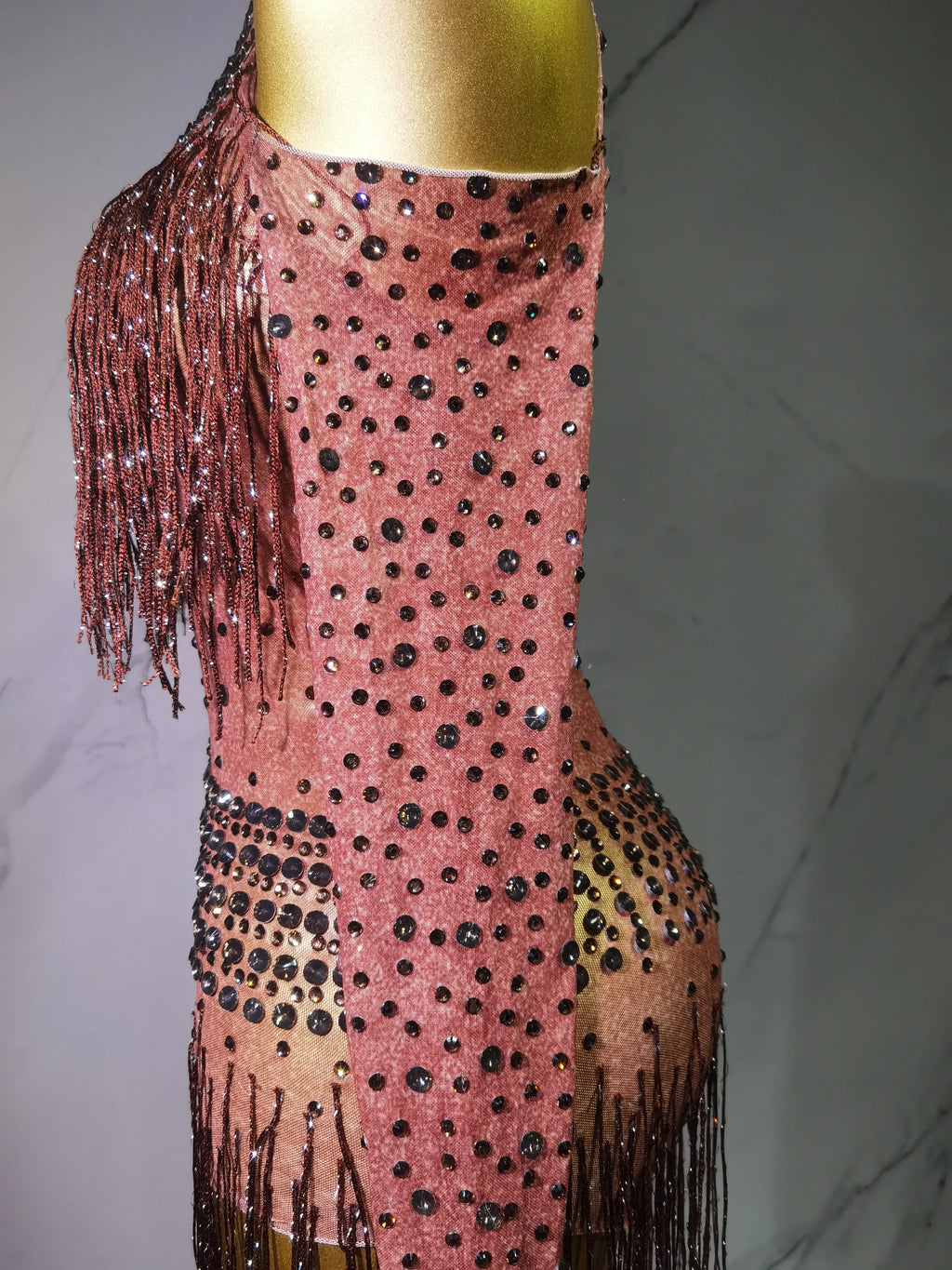 Rave Outfit with Fringe and Beading