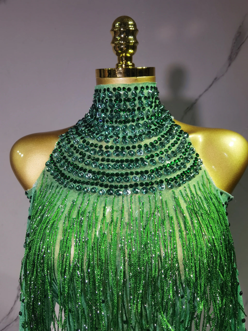 Rave Outfit with Fringe and Beading