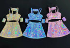 Holographic Outfit for Rave - Trendy Set