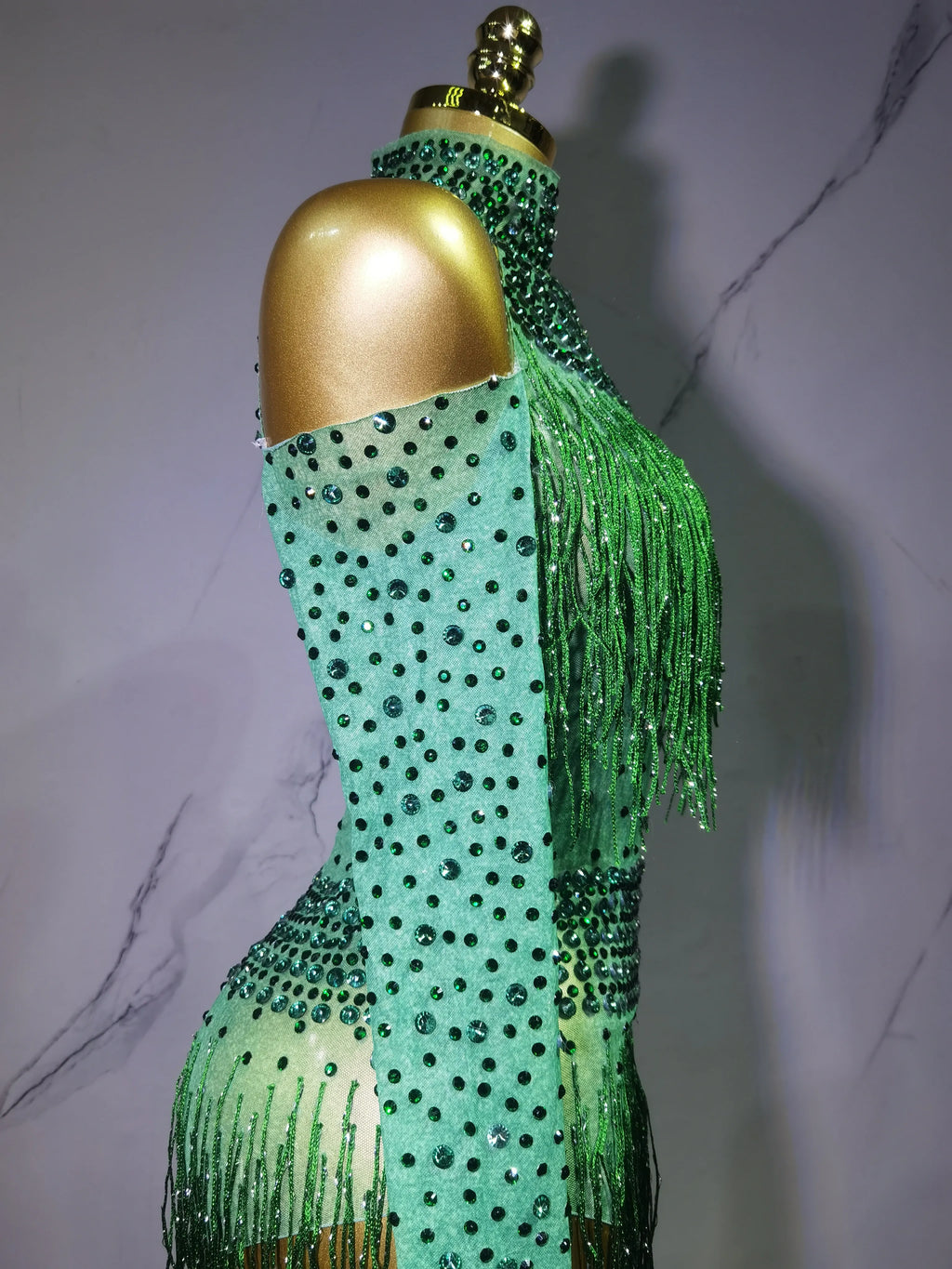 Rave Outfit with Fringe and Beading