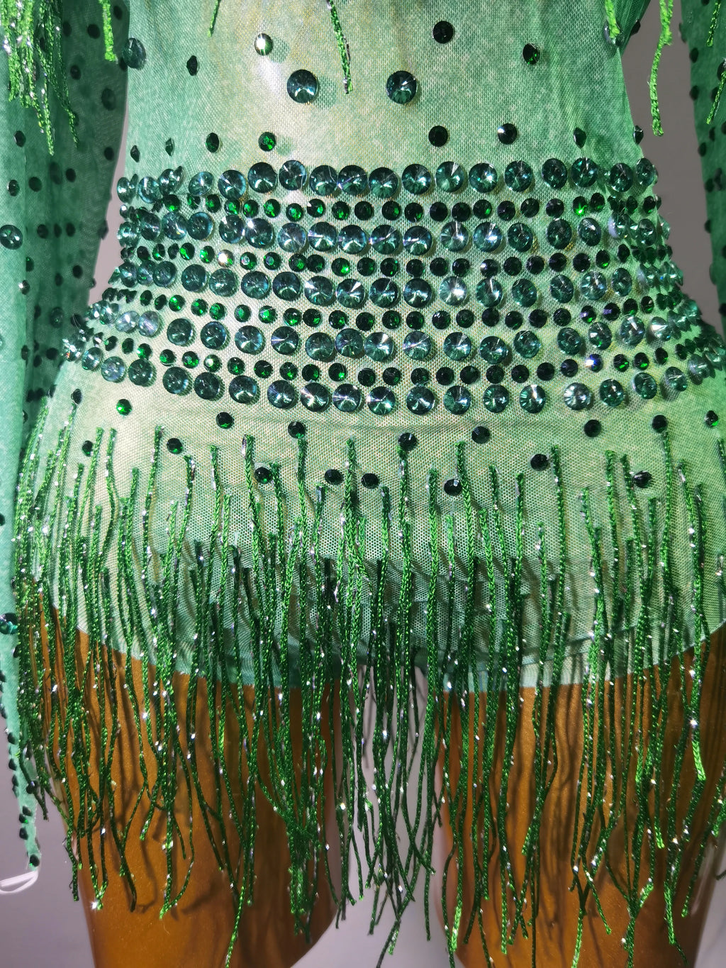 Rave Outfit with Fringe and Beading