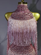 Rave Outfit with Fringe and Beading
