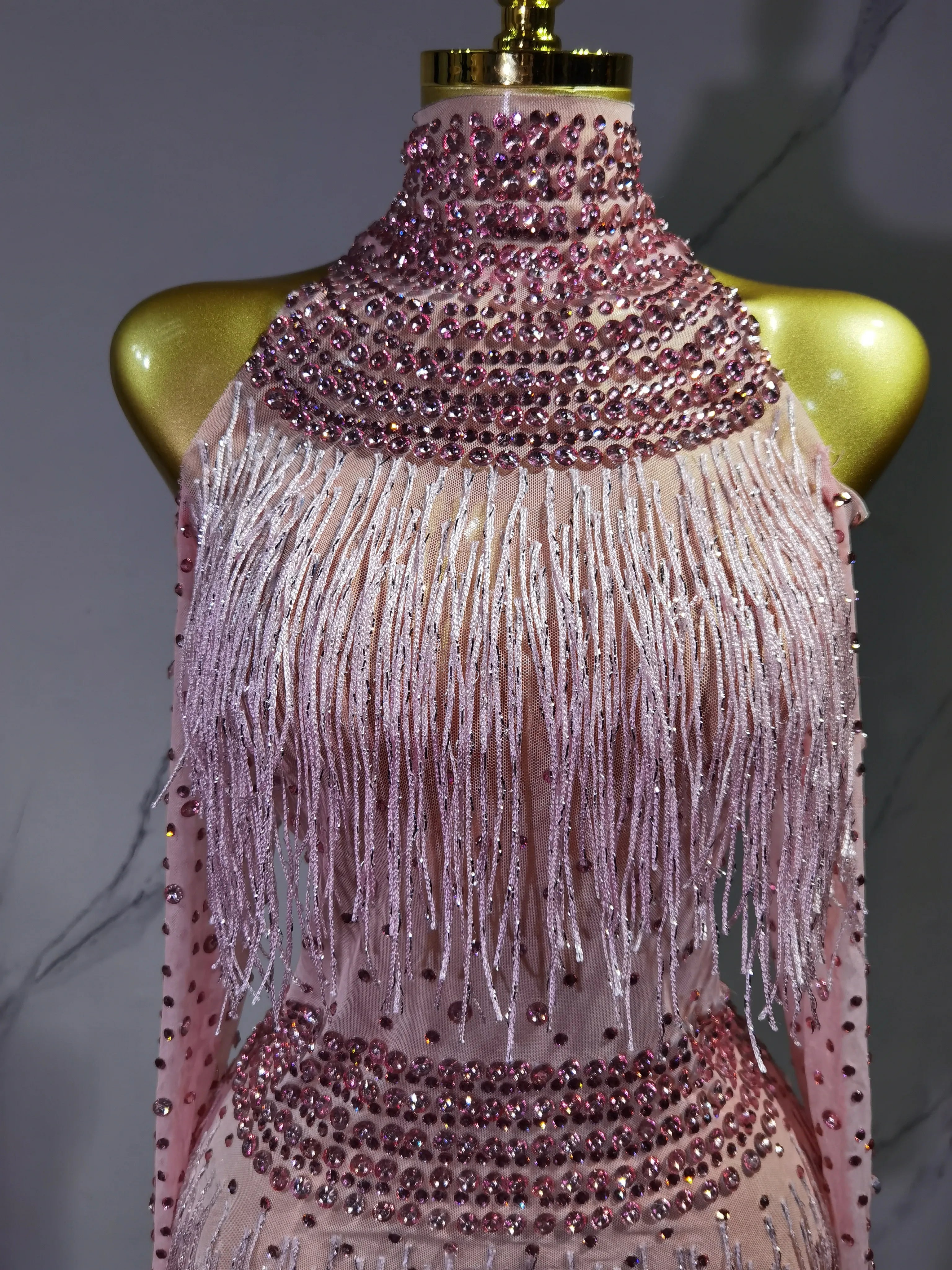 Rave Outfit with Fringe and Beading