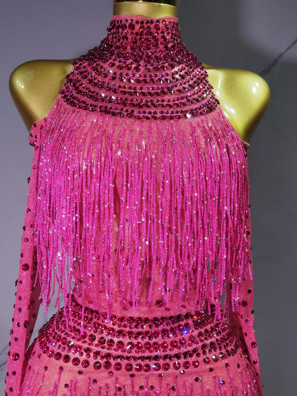 Rave Outfit with Fringe and Beading