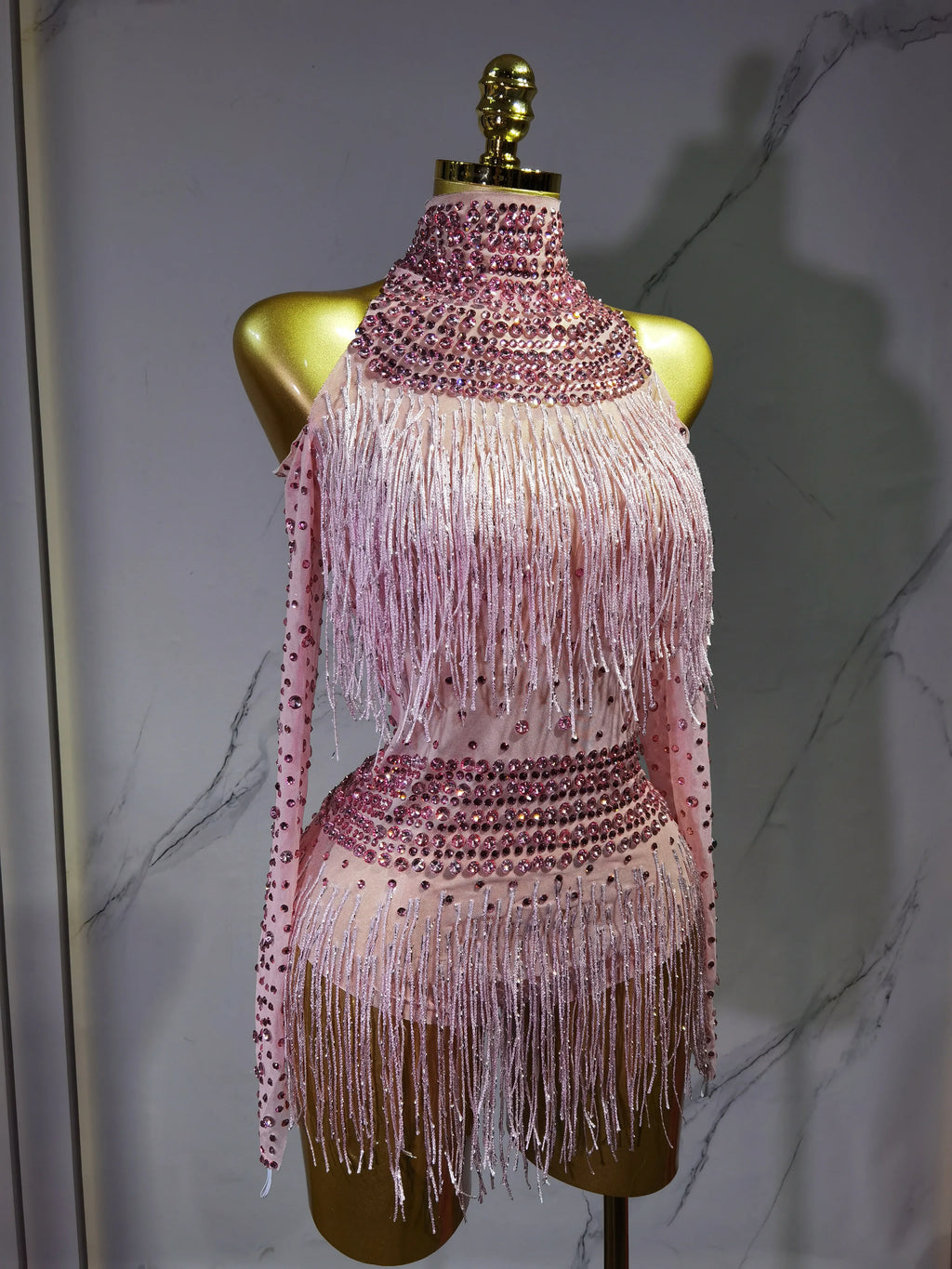Rave Outfit with Fringe and Beading