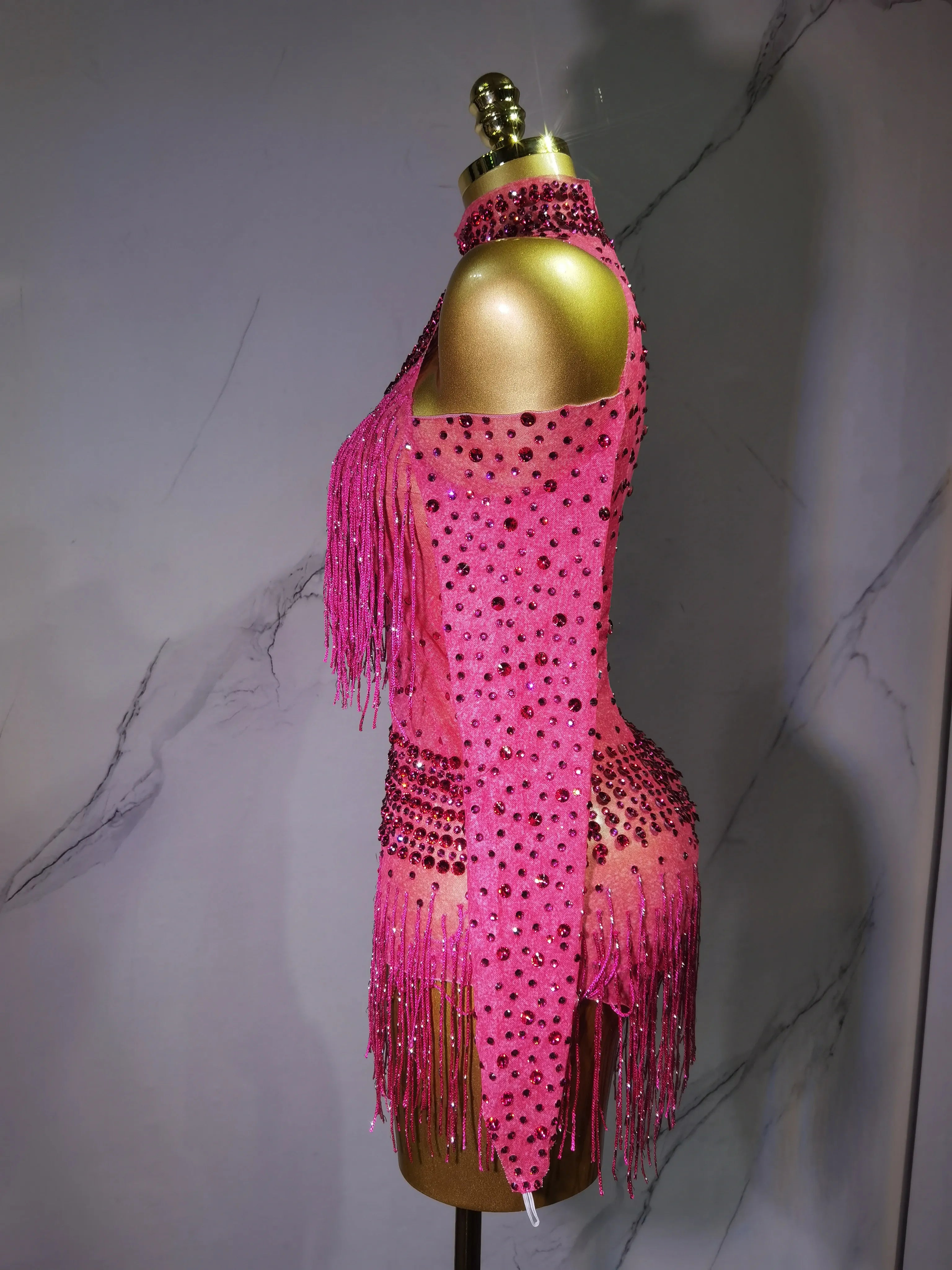 Rave Outfit with Fringe and Beading