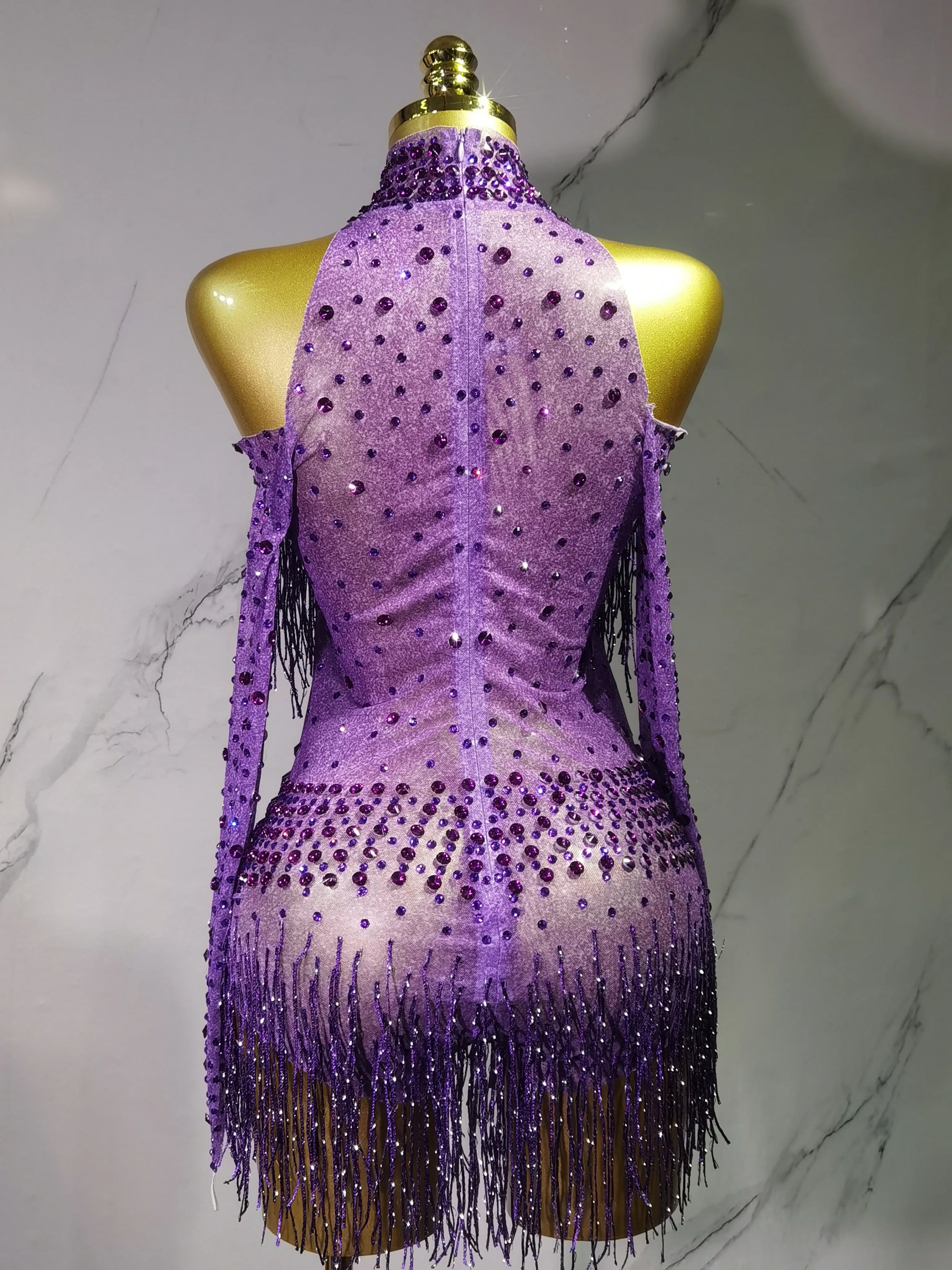 Rave Outfit with Fringe and Beading