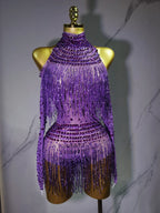 Rave Outfit with Fringe and Beading
